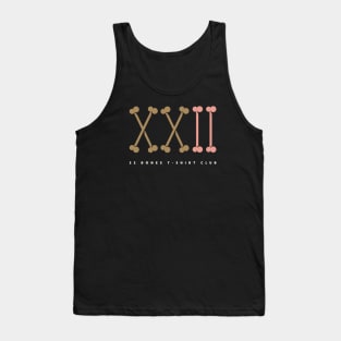 22 Bones Roman Numerals Tank Top